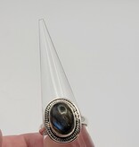 Ring Size 9 - Sterling Silver - Labradorite