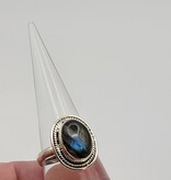 Ring Size 9 - Sterling Silver - Labradorite