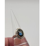 Ring Size 9 - Sterling Silver - Labradorite