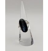 Sterling Silver Labradorite Ring Sz 6.25