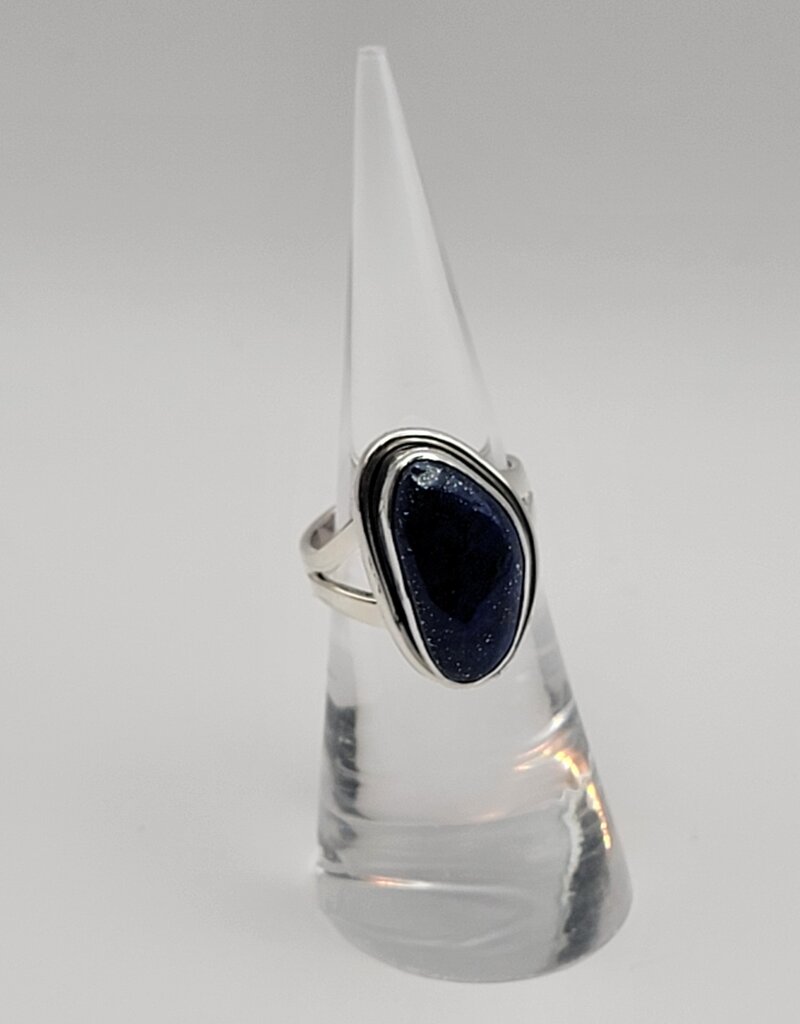 Ring Size 5 - Sterling Silver - Lapis Lazuli