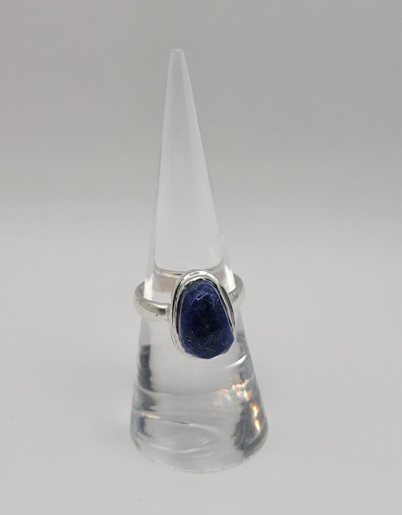 Ring Size 6.5 - Sterling Silver - Lapis Lazuli