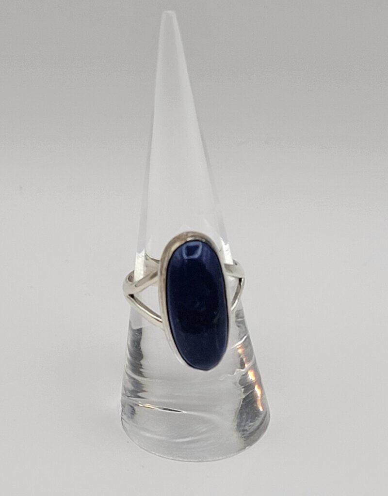 Ring Size 7.5 - Sterling Silver - Lapis Lazuli