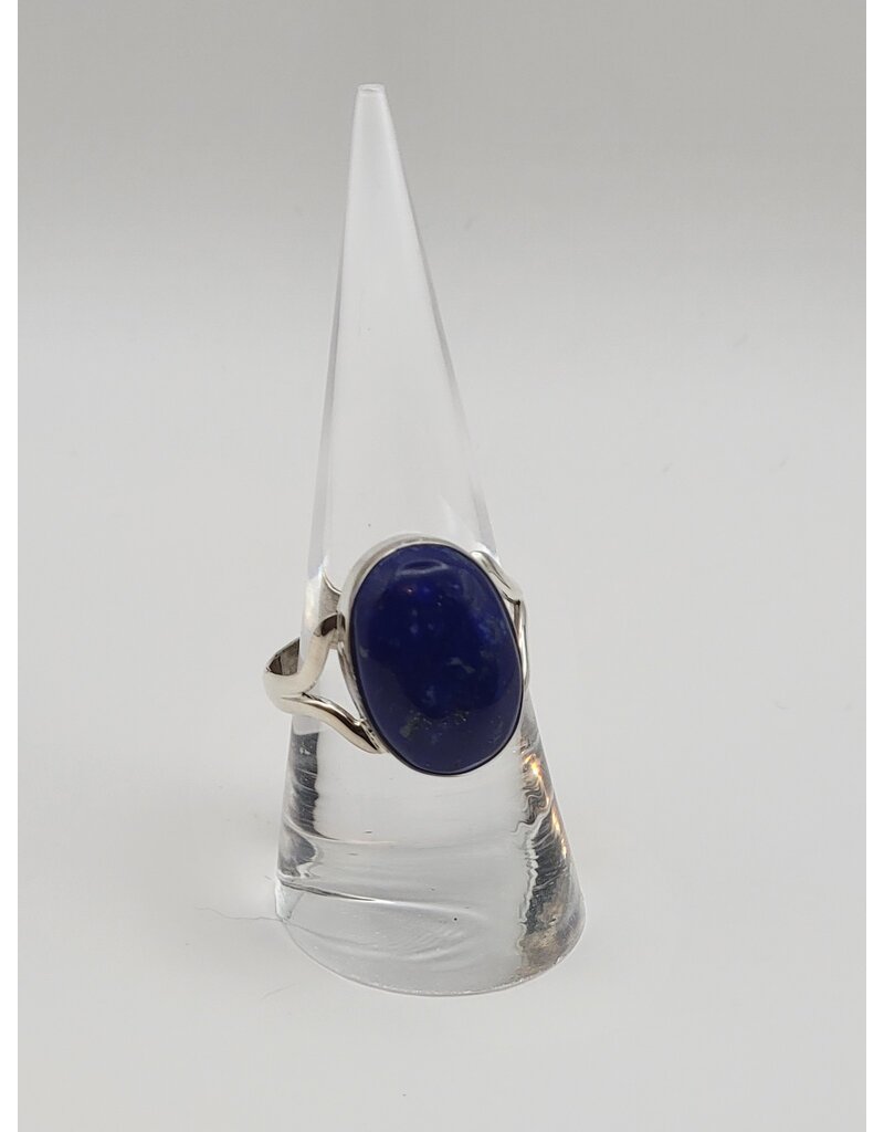 Ring Size 9.5 - Sterling Silver - Lapis Lazuli