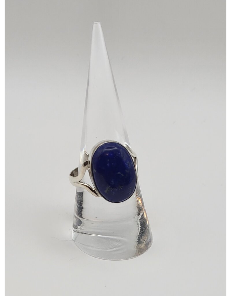 Sterling Silver Lapis Lazuli Ring Sz 9.5