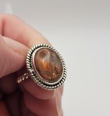 Ring Size 6.5 - Sterling Silver - Sunstone