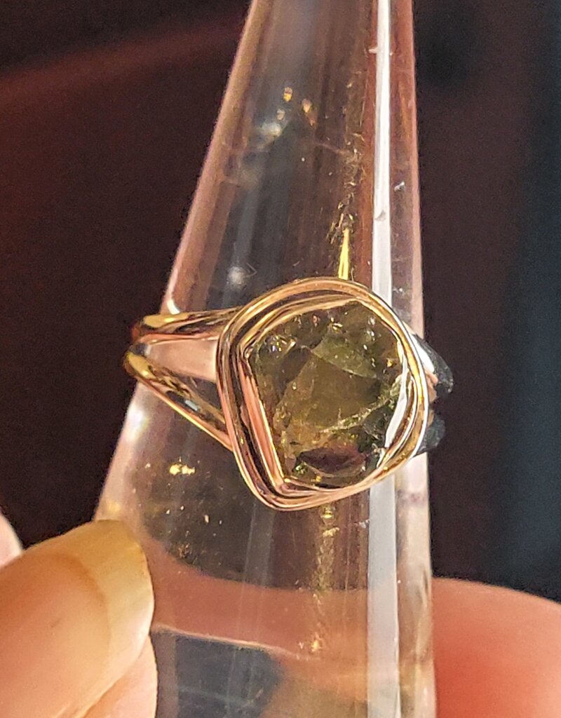 Ring Size 8 - Sterling Silver - Peridot