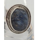 Ring Size 10 - Sterling Silver - Pietersite