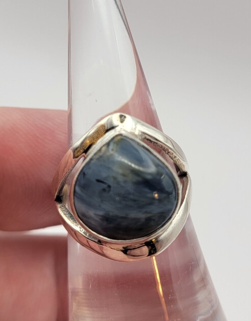 Ring Size 5.5 - Sterling Silver - Pietersite