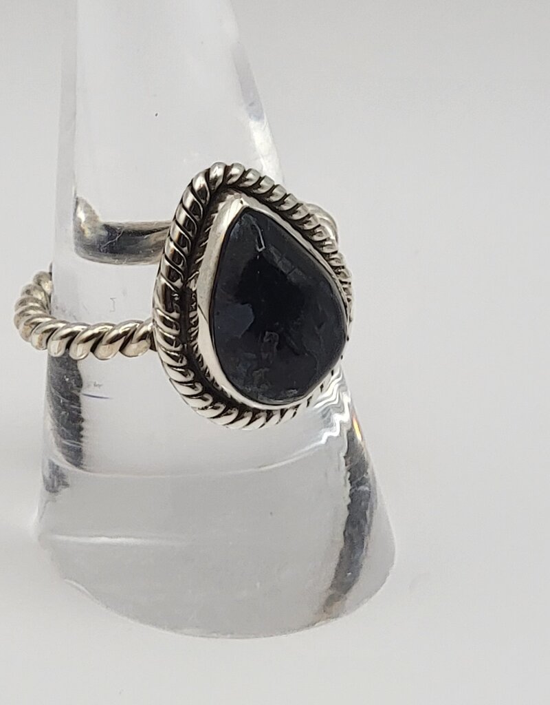 Ring Size 8.5 - Sterling Silver - Pietersite