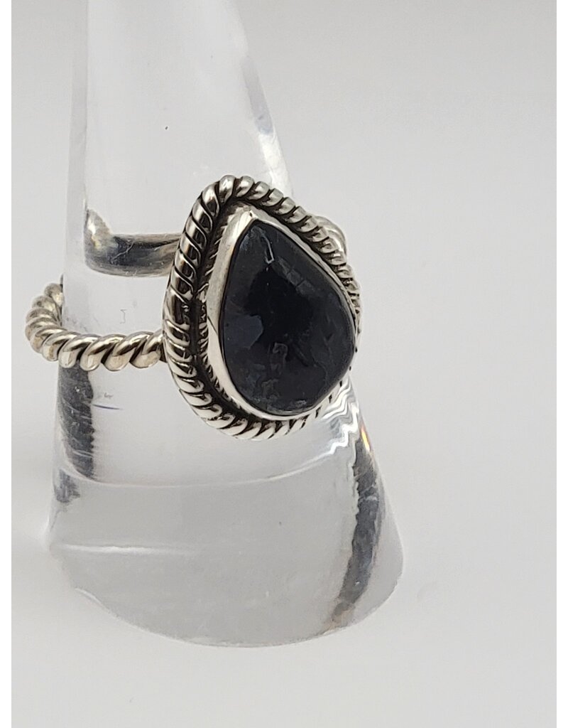 Ring Size 8.5 - Sterling Silver - Pietersite