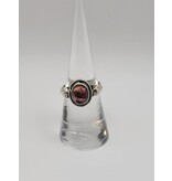 Sterling Silver Pink Tourmaline Ring Sz 6.75