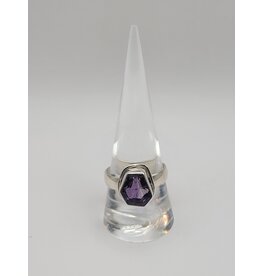 Ring Size 10.5 - Sterling Silver - Amethyst