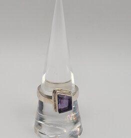 Ring Size 9 - Sterling Silver - Amethyst #1