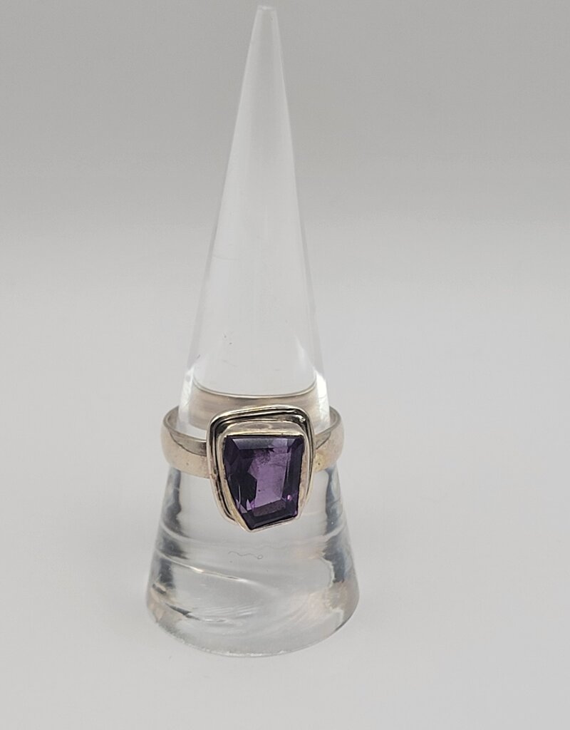 Ring Size 9 - Sterling Silver - Amethyst #2