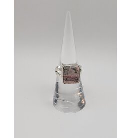 Ring Size 6.5 - Sterling Silver - Rhodochrosite