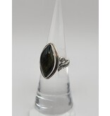 Sterling Silver Tiger's Eye Ring Sz 5.75