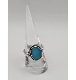 Sterling Silver Turquoise Ring Sz 8.5