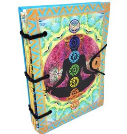 Seven Chakra Printed Hardcover Journal 5x7"