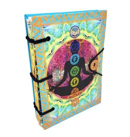 Seven Chakra Printed Hardcover Journal 5x7"
