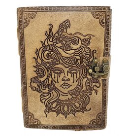 Medusa Leather Journal 5x7" with Latch Closure