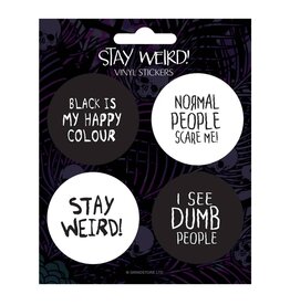 Stay Weird - Vinyl Sticker Set