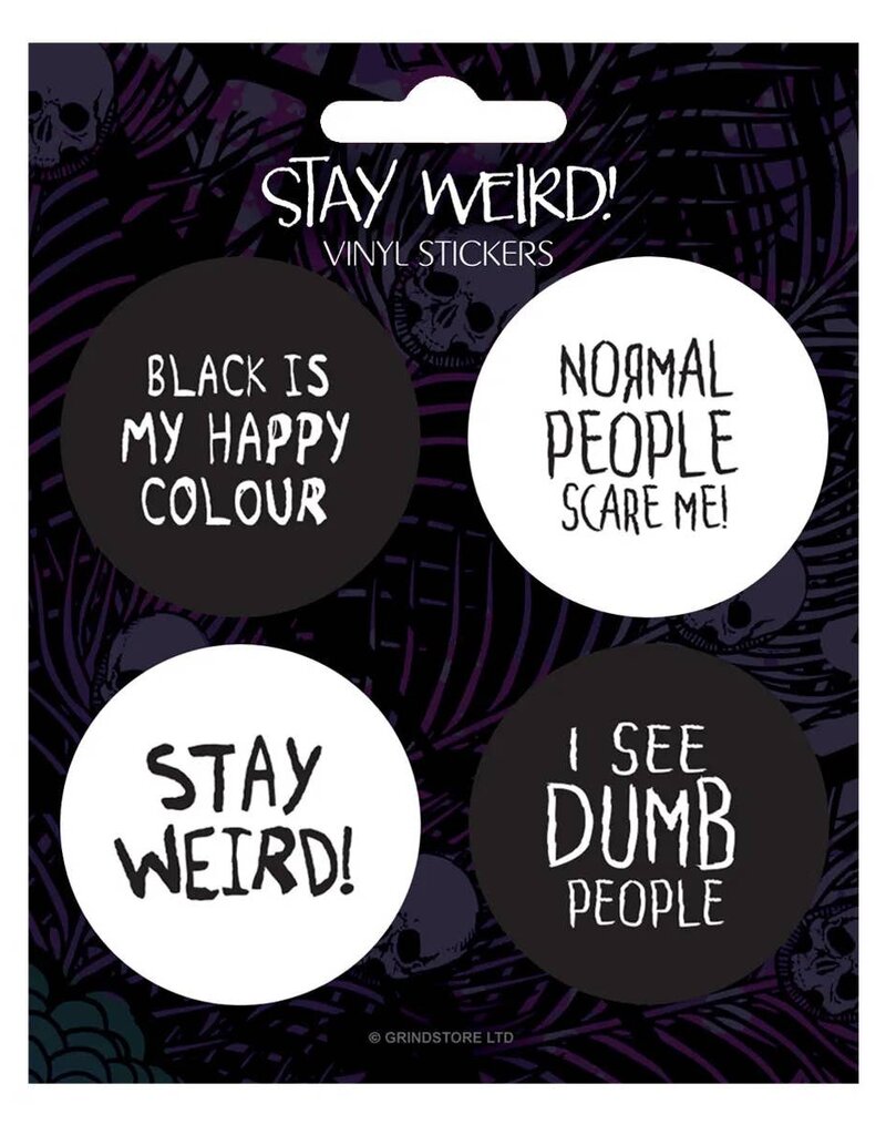 Stay Weird - Vinyl Sticker Set