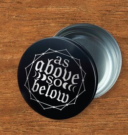 "As Above" Engraved 4oz Storage Container