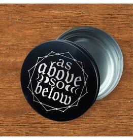 "As Above" Engraved 4oz Storage Container