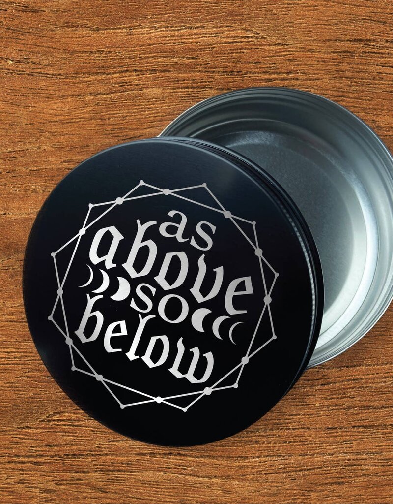 "As Above" Engraved 4oz Storage Container