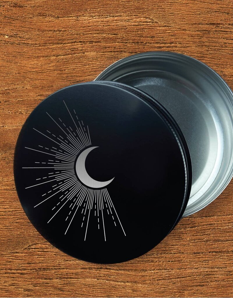 "Moon Burst" Engraved 4oz Storage Container