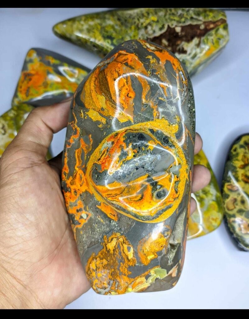 Bumblebee Jasper Freeform 710 gms - Gemstone #1