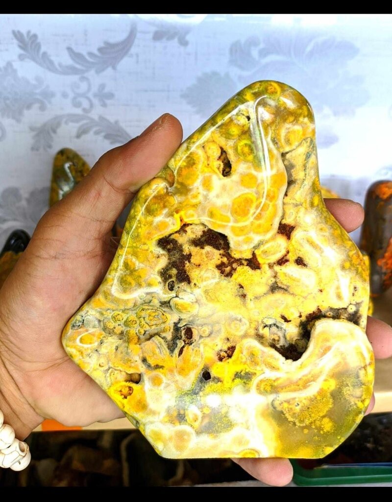 Bumblebee Jasper Freeform 559 gms - Gemstone #5