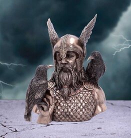 Veronese Design Odins Messengers  23cm - Bronze