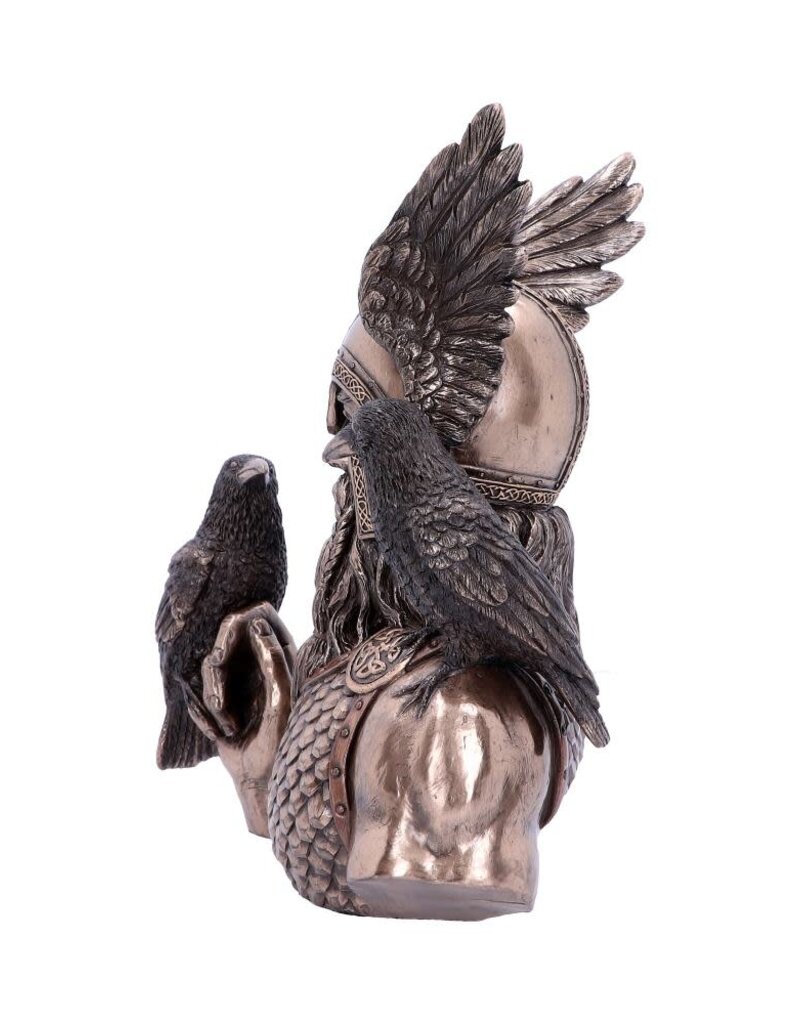 Veronese Design Odins Messengers  23cm - Bronze