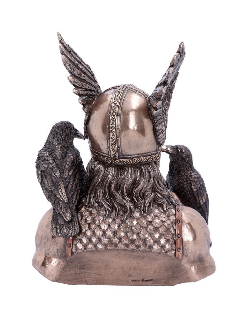 Veronese Design Odins Messengers  23cm - Bronze