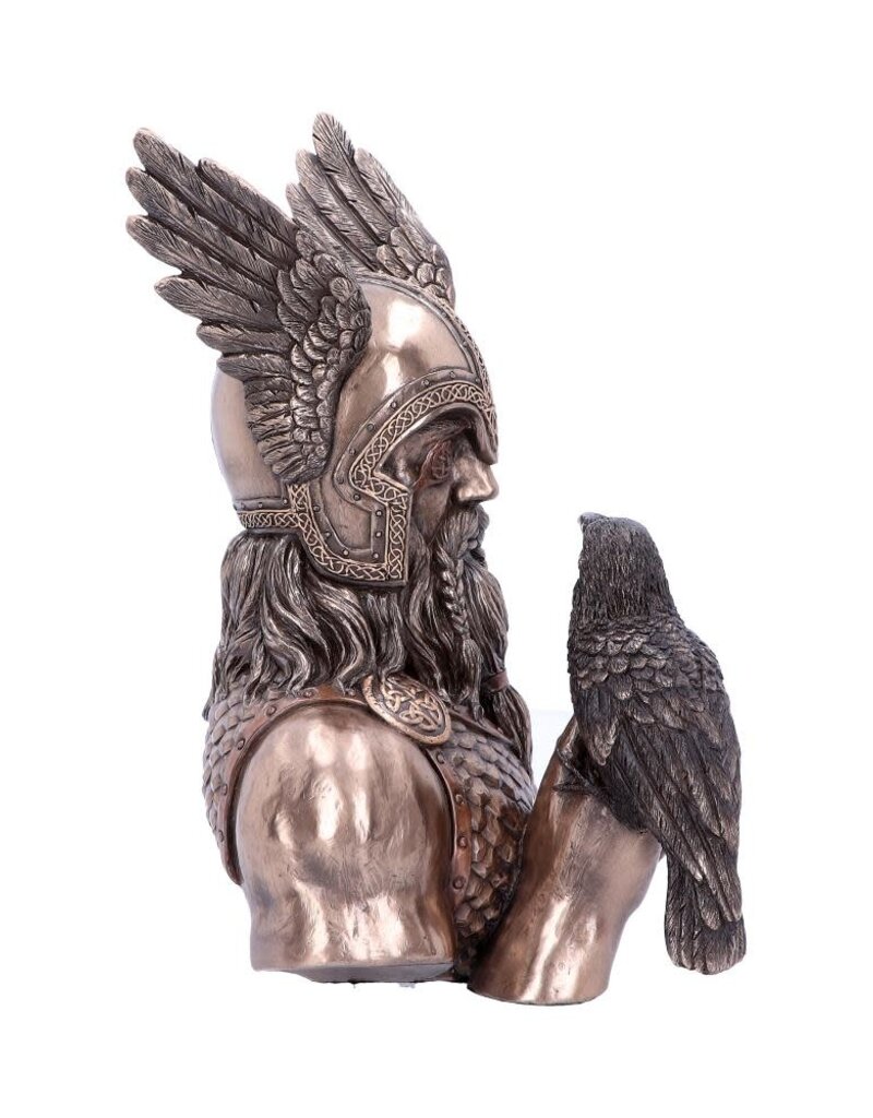 Veronese Design Odins Messengers  23cm - Bronze
