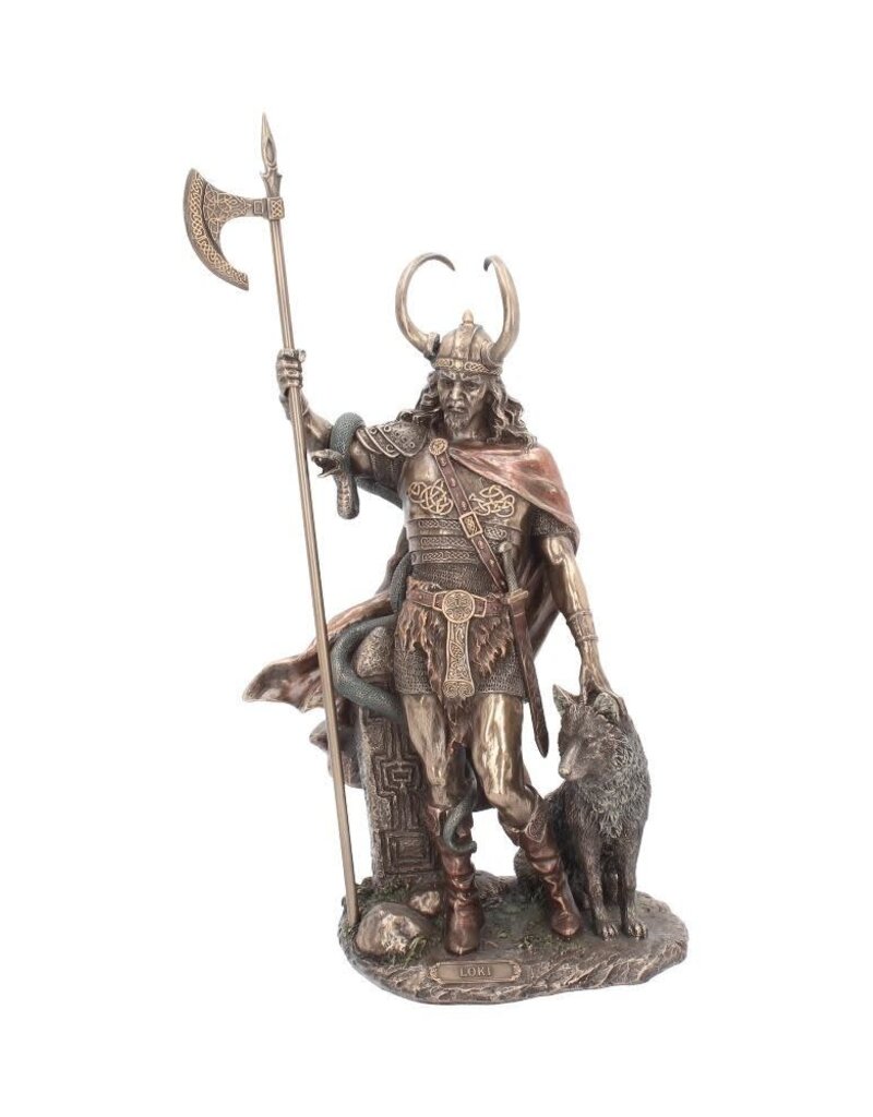 Veronese Design Loki-Norse Trickster God 35cm  - Bronze