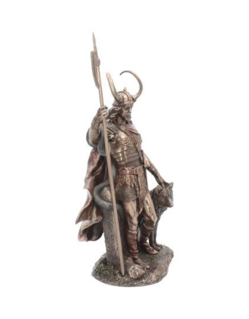 Veronese Design Loki-Norse Trickster God 35cm  - Bronze