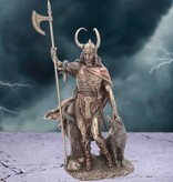 Veronese Design Loki-Norse Trickster God 35cm  - Bronze