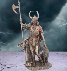 Veronese Design Loki-Norse Trickster God 35cm  - Bronze