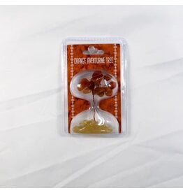 Mini Orange Adventurine Gemstone Tree - Gemstones