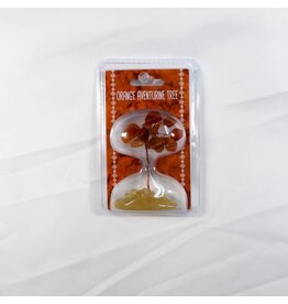 Mini Orange Adventurine Gemstone Tree