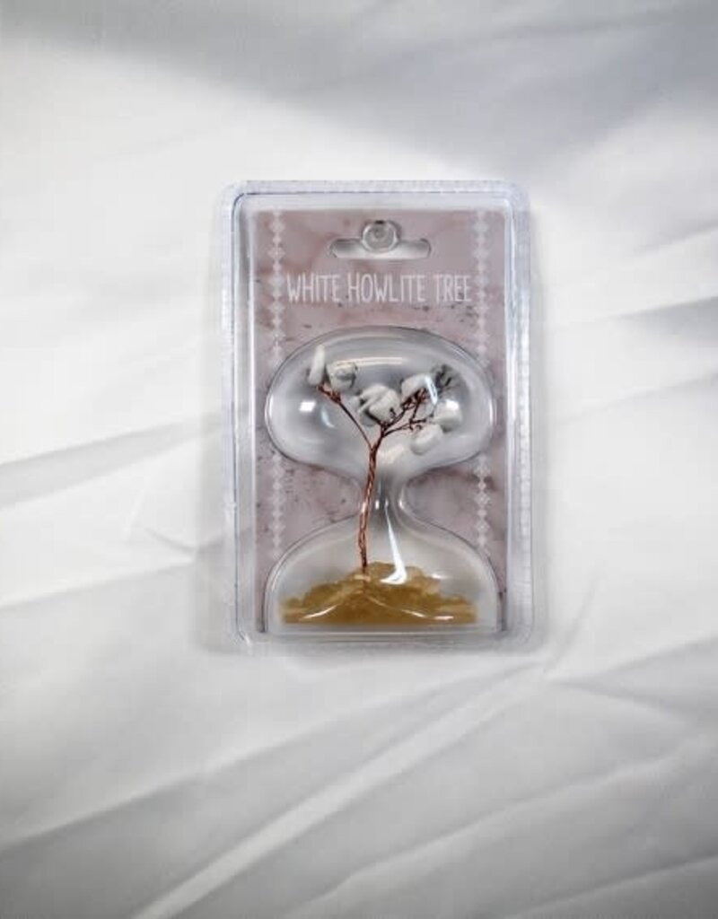 Mini White Howlite Gemstone Tree - Gemstones