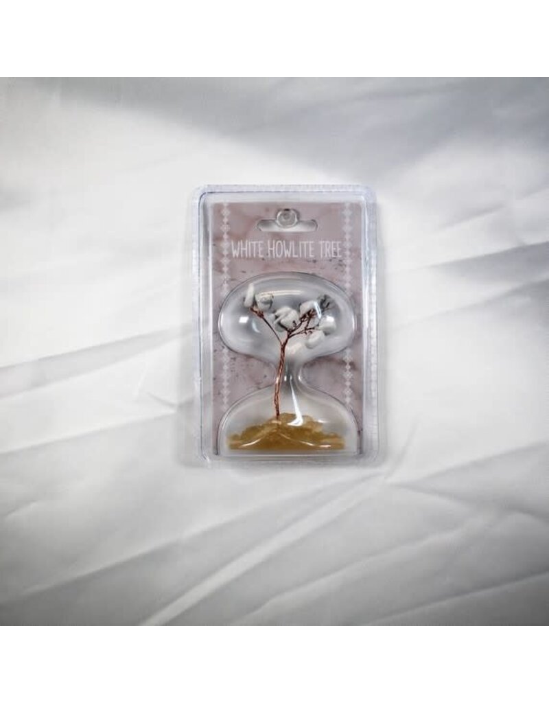 Mini White Howlite Gemstone Tree - Gemstones