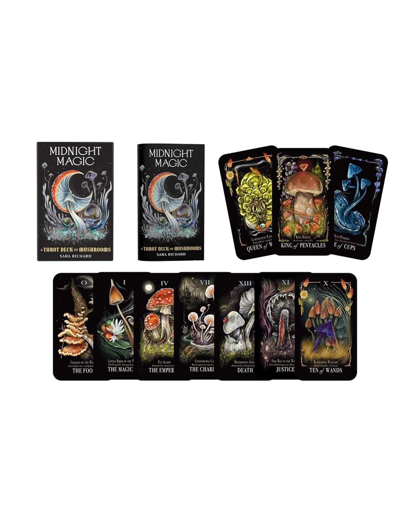 Midnight Magic: A Tarot Deck of Mushrooms