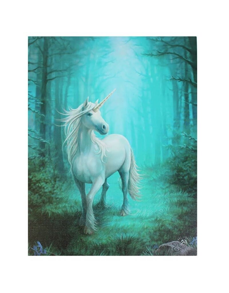 Forest Unicorn Mounted Canvas