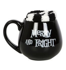 Merry & Fright Ceramic Mug and Sock