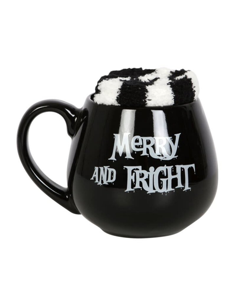 Merry & Fright Ceramic Mug and Sock