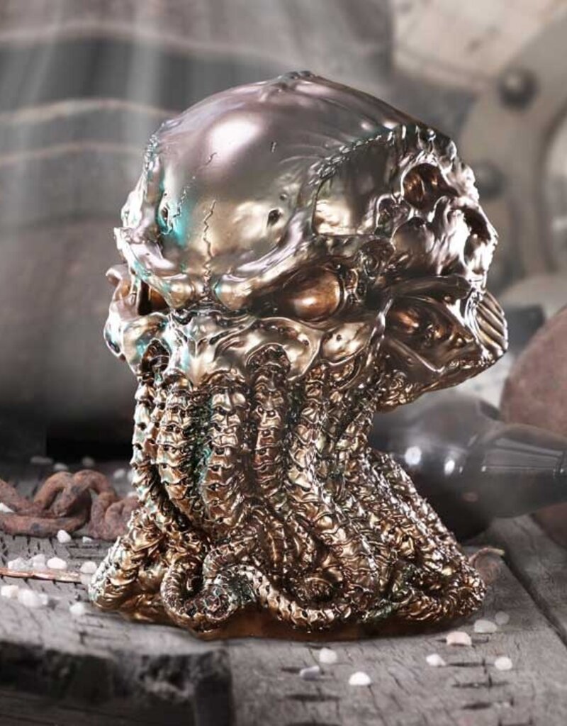 Cthulhu Skull Bronze  (JR) 20cm ( K5*)
